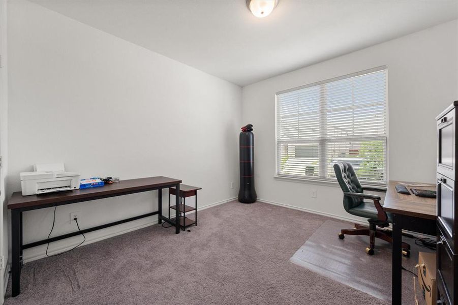 Secondary bedroom located downstairs