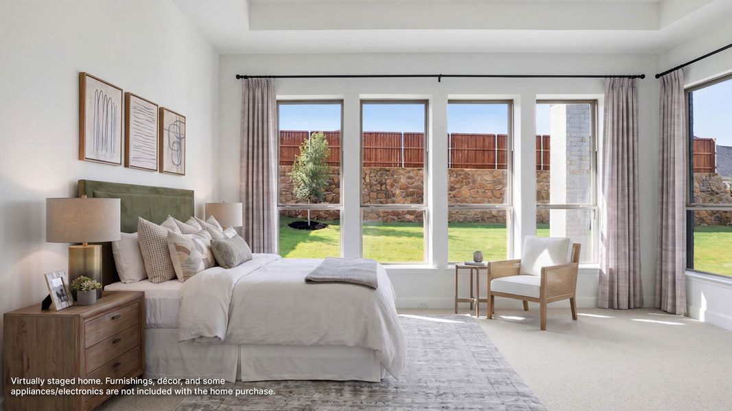Furnished interior view inside a new home in Sweetgrass, Haslet (Image 9).