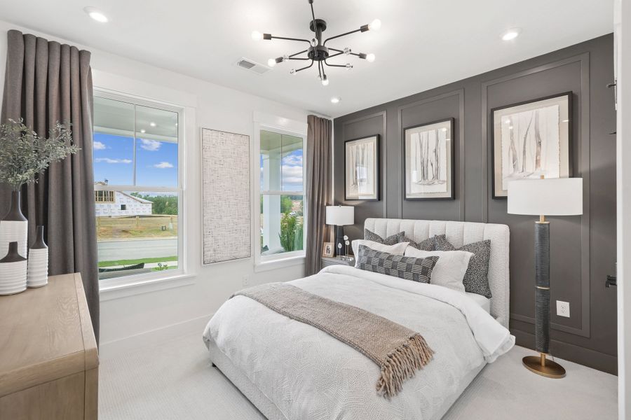 Representative furnished interior of a home built from the Cypress Cove by Tri Pointe Homes in Altis At Serenity, Fuquay Varina (Image 18).