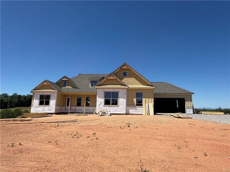 In-progress construction of a new home in , Gainesville, GA (Image 52).