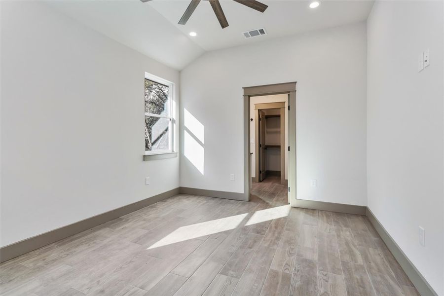 Primary bedroom with view of ensuite