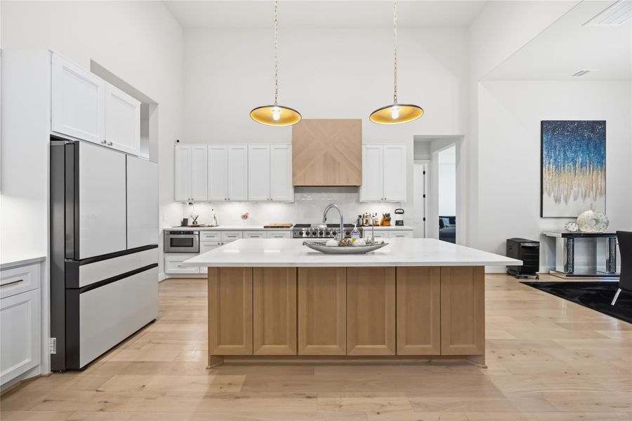 Furnished interior view inside a new home in Artavia, Conroe (Image 28).