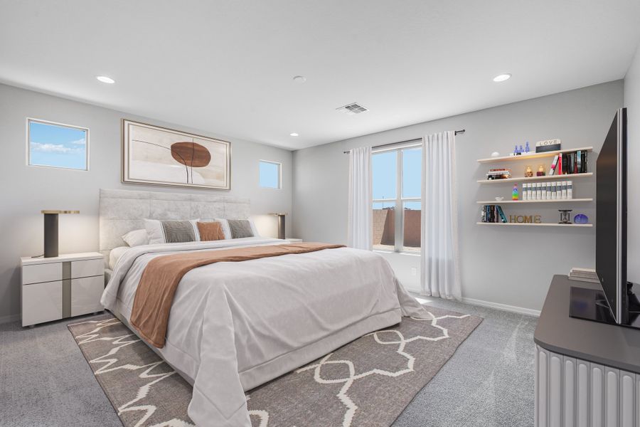Representative furnished interior of a home built from the Redrock by Taylor Morrison in Artisan at Asante Passage Collection, Surprise (Image 4).