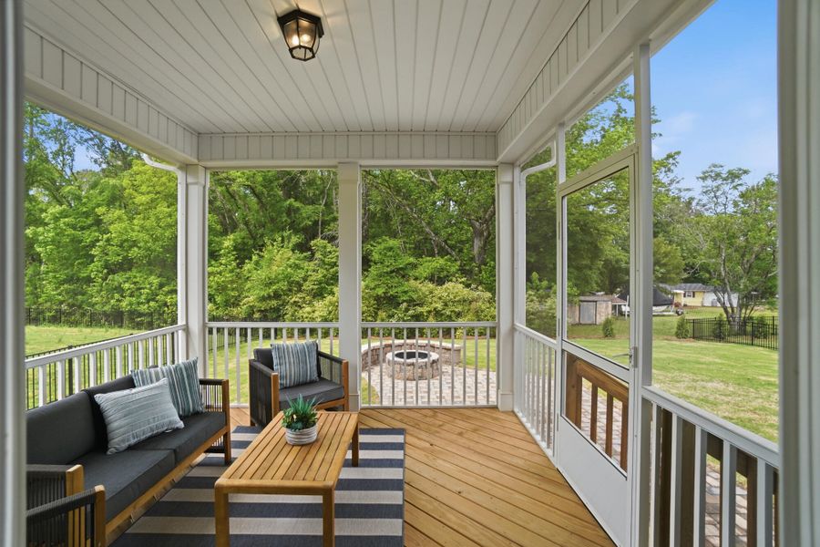Exterior details and patio area of a home in Waterford Commons, Rock Hill (Image 4).