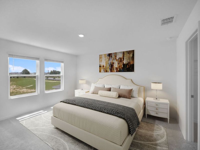 Furnished interior view inside a new home in Waterstone, Groveland (Image 5).