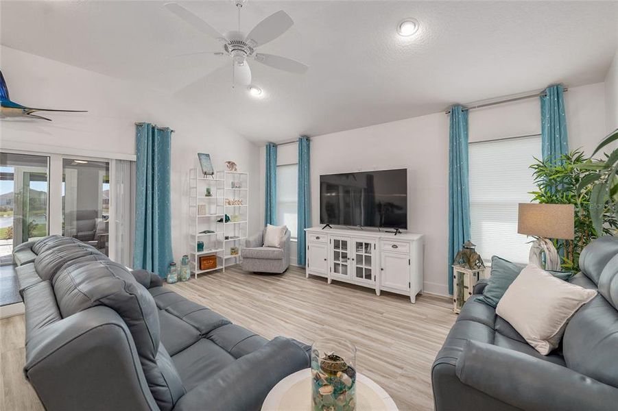 Furnished interior view inside a new home in , The Villages (Image 8).