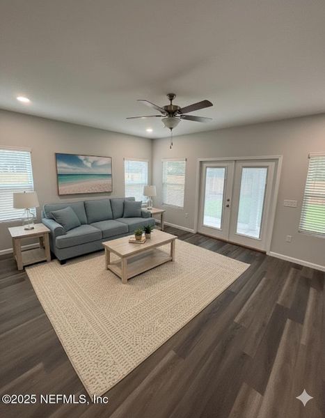 Furnished interior view inside a new home in , Jacksonville (Image 4).