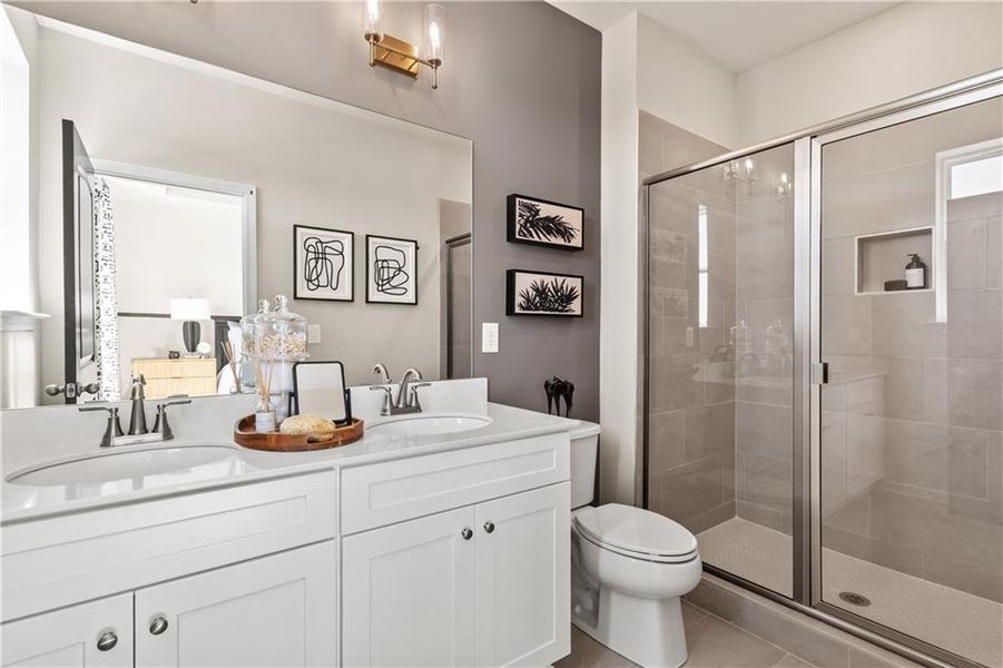 Furnished interior view inside a new home in Silverock, McDonough (Image 32).