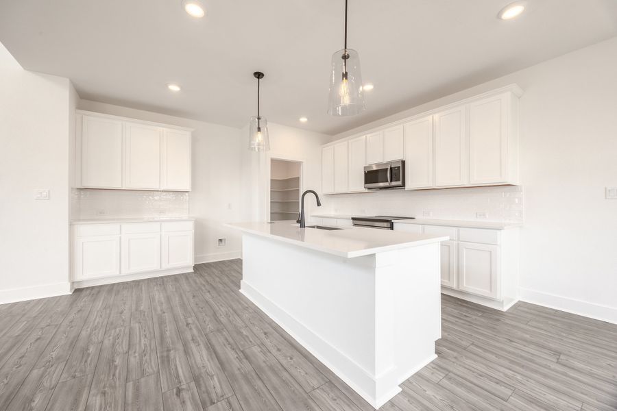 Furnished interior view inside a new home in Sage Collection – Freedom at Anthem, Kyle (Image 5).