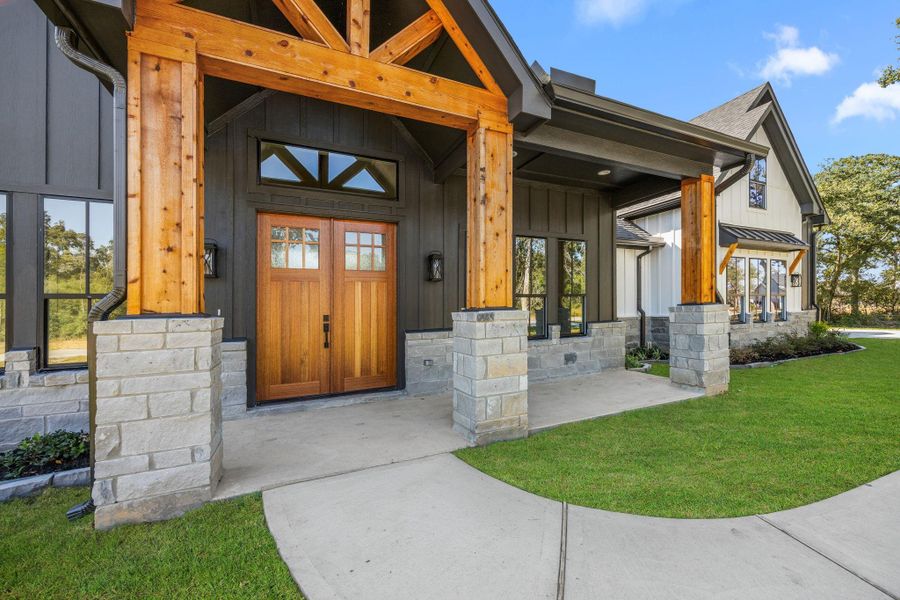 Exterior details and patio area of a home in , Bellville (Image 3). Exterior details and patio area of a home in , Bellville (Image 3).
