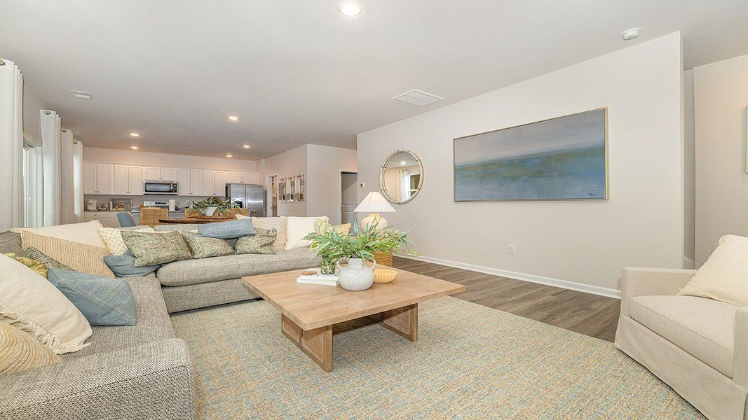 Furnished interior view inside a new home in Harper Meadows, Loris (Image 11).