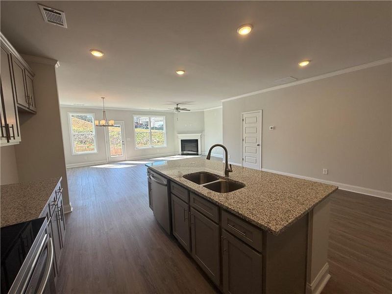 Furnished interior view inside a new home in Somerset at Riverbrook, Gainesville (Image 4).