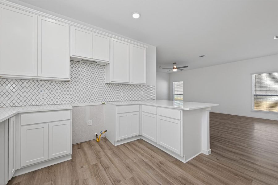 Furnished interior view inside a new home in Enclave at Willis, Willis (Image 11).