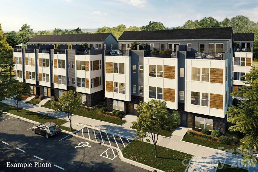 Condo located in Charlotte, NC showcasing its design and architecture (Image 3).