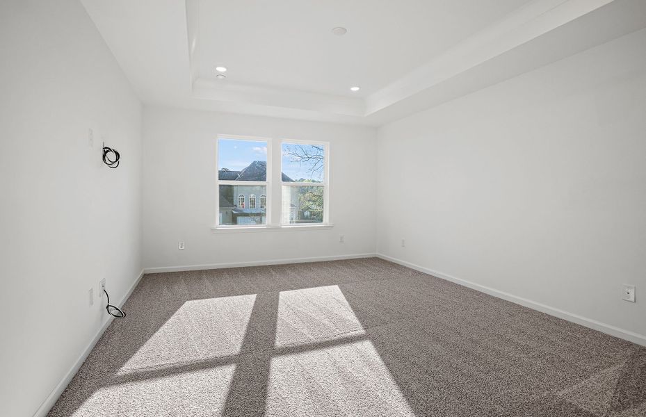 Spacious, unfurnished interior of a new home in Galloway Towns, Charlotte (Image 28). Spacious, unfurnished interior of a new home in Galloway Towns, Charlotte (Image 28).