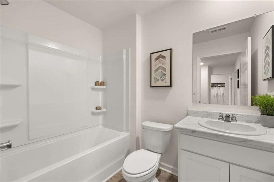 Furnished interior view inside a new home in Inverness at Sugarloaf, Lawrenceville (Image 25).