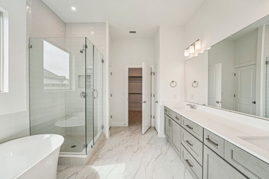 Furnished interior view inside a new home in Sage Hollow, Kyle (Image 7).