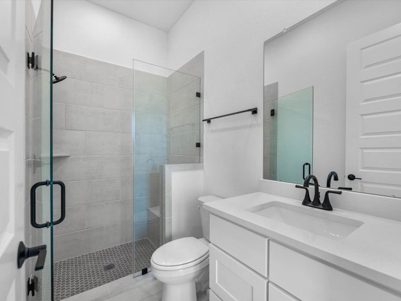 Furnished interior view inside a new home in The Estates at James Lane, Fulshear (Image 8). Furnished interior view inside a new home in The Estates at James Lane, Fulshear (Image 8).