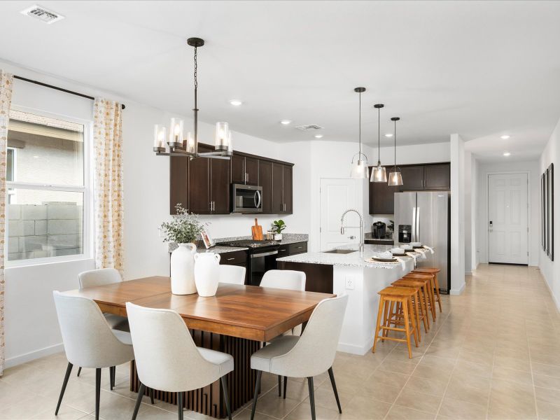 Dining Area in the Leslie Floorplan at Rancho Mirage