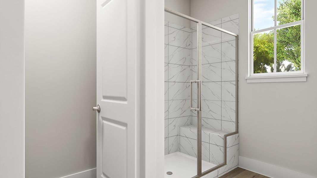 Representative furnished interior of a home built from the Bluebonnet by Tri Pointe Homes in Terrace Collection at Harvest, Argyle (Image 11).