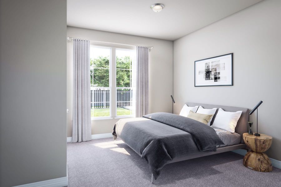 Furnished interior view inside a new home in Mason Woods, Cypress (Image 12).