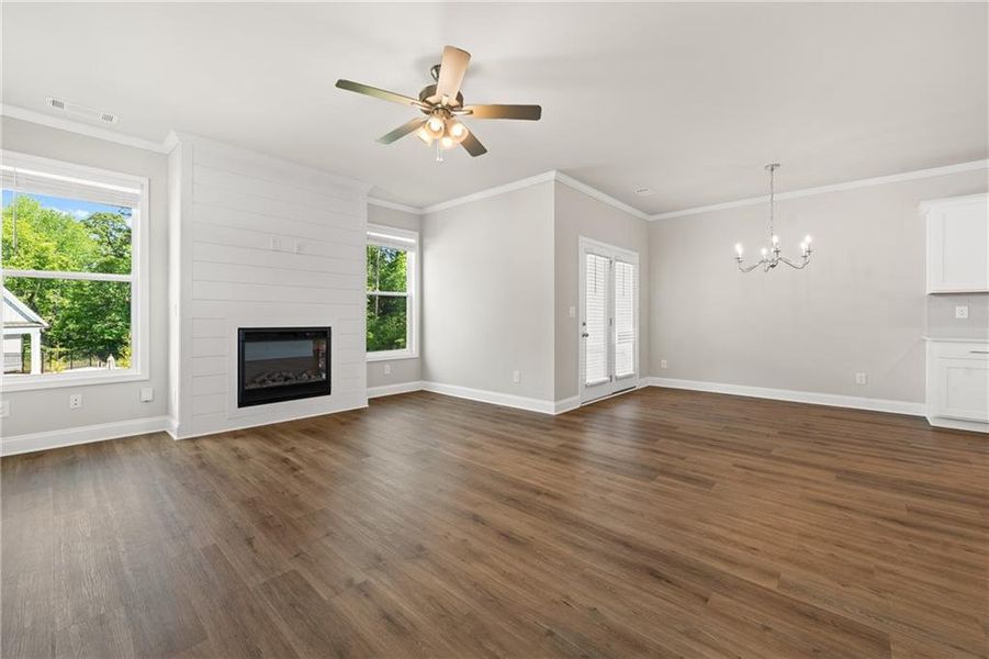 Spacious, unfurnished interior of a new home in , Duluth (Image 17).