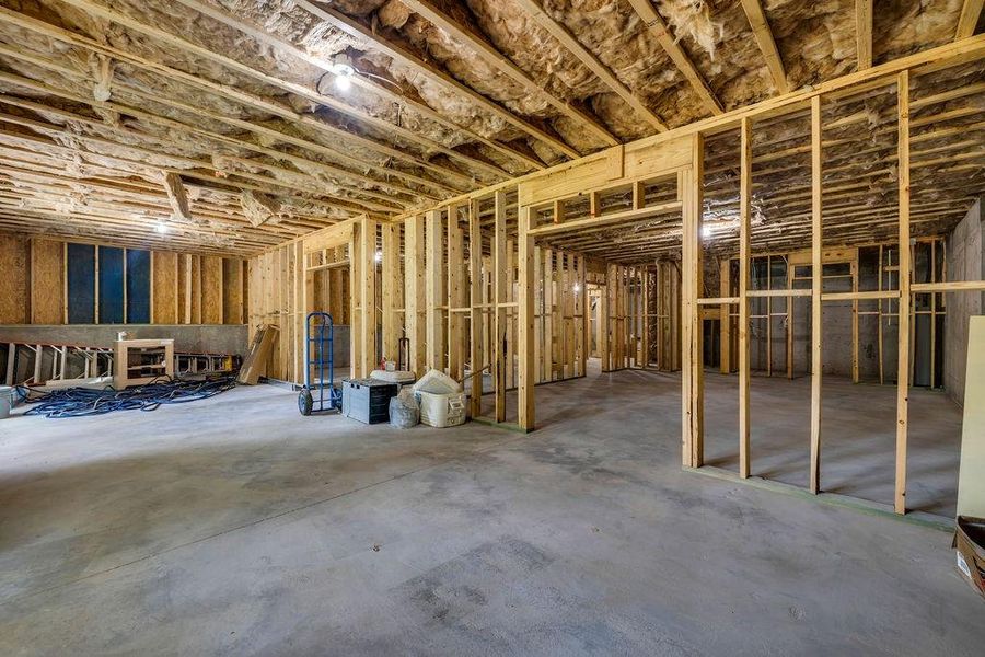 In-progress construction of a new home in , Marietta, GA (Image 37).