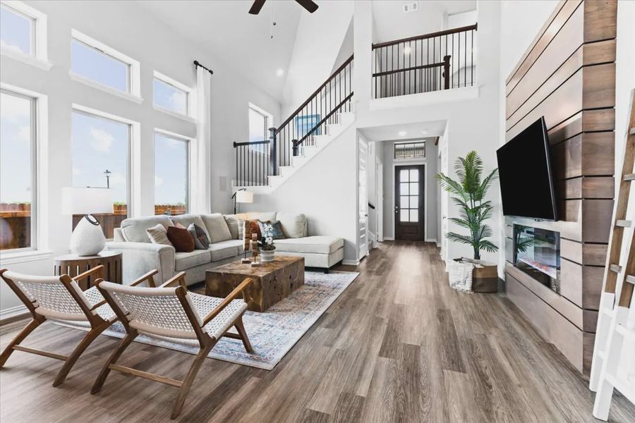Representative furnished interior of a home built from the Miami by Chesmar Homes in Avondale, Fate (Image 4). Representative furnished interior of a home built from the Miami by Chesmar Homes in Avondale, Fate (Image 4).