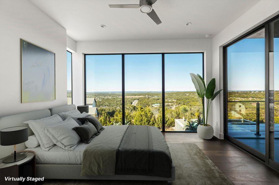 Furnished interior view inside a new home in , Spicewood (Image 16).