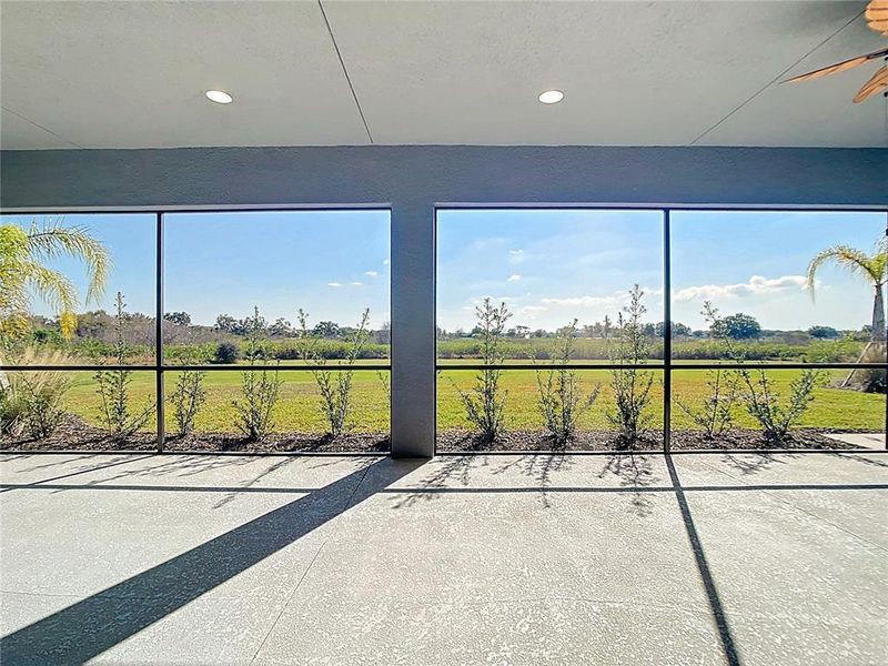 Exterior details and patio area of a home in Hampton Lakes, Sarasota (Image 4). Exterior details and patio area of a home in Hampton Lakes, Sarasota (Image 4).