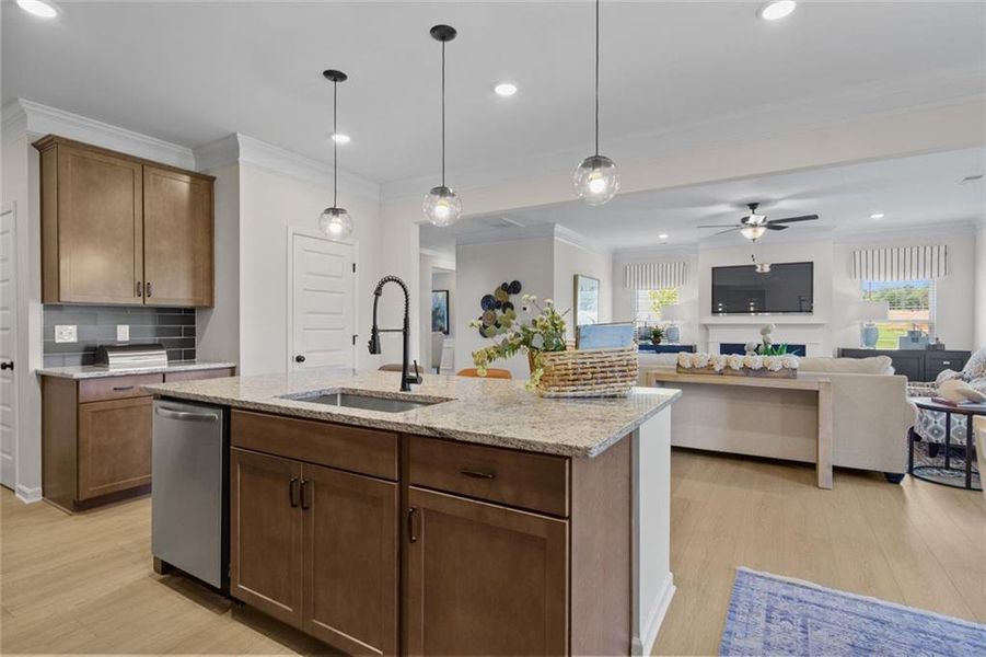 Furnished interior view inside a new home in Saddle Ridge, Calhoun (Image 13).