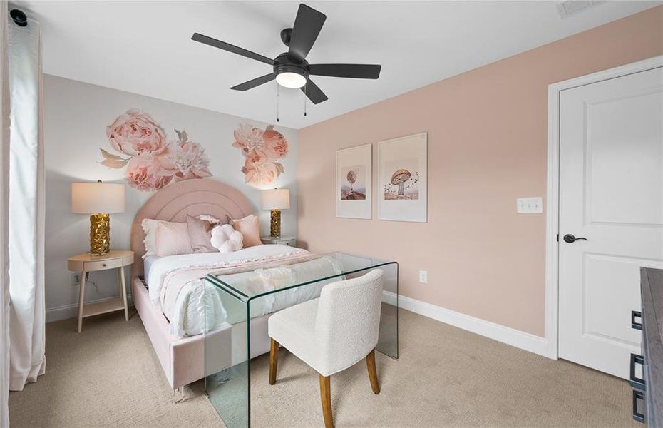 Furnished interior view inside a new home in Briar Creek, Atlanta (Image 18).