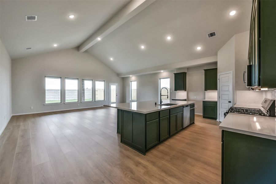 Furnished interior view inside a new home in River Ranch Meadows, Dayton (Image 7).