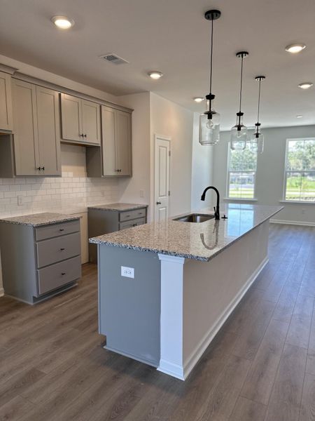 Furnished interior view inside a new home in Clear Springs Townhomes, North Charleston (Image 3).
