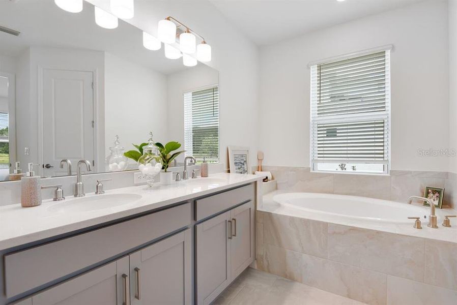 Furnished interior view inside a new home in Ardisia Park, New Smyrna Beach (Image 13).