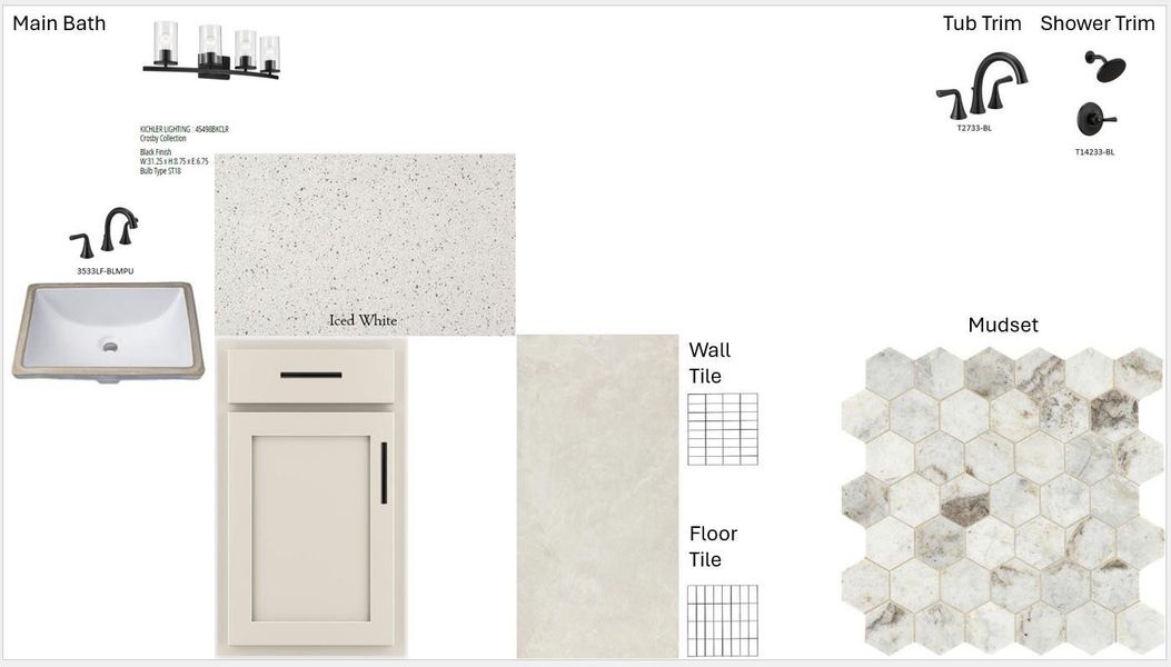 Main Bath Selections