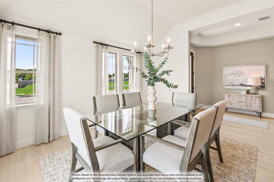 Furnished interior view inside a new home in Abe's Landing, Granbury (Image 8).