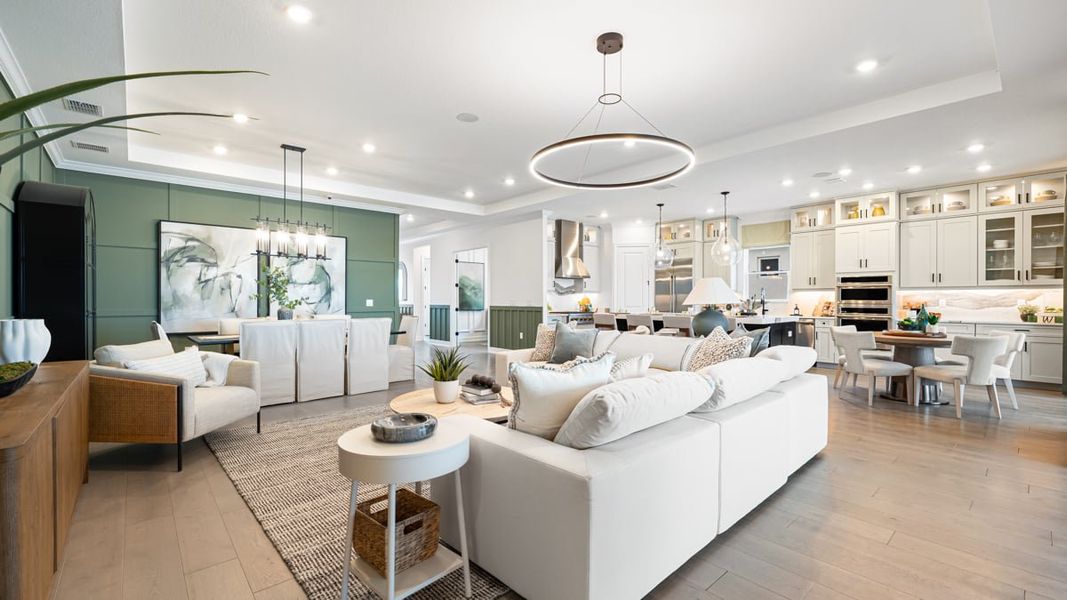Representative furnished interior of a home built from the Pallazio II by Taylor Morrison in Skye Ranch Community Group Page, Sarasota (Image 7).