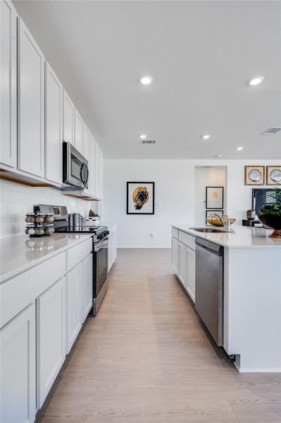 Furnished interior view inside a new home in , Bertram (Image 26).