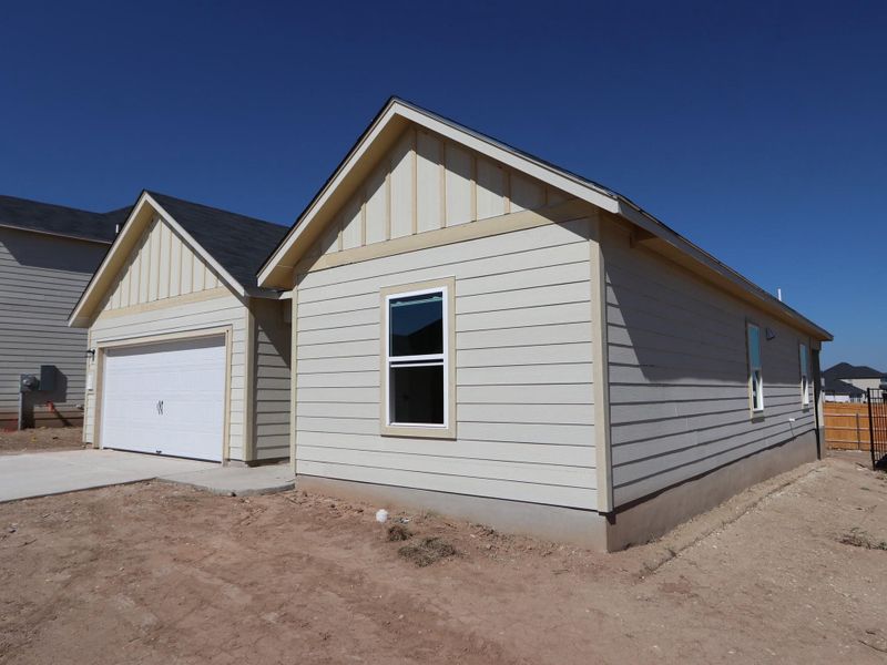 Exterior details and patio area of a home in Cascades at Onion Creek, Austin (Image 17). Exterior details and patio area of a home in Cascades at Onion Creek, Austin (Image 17).