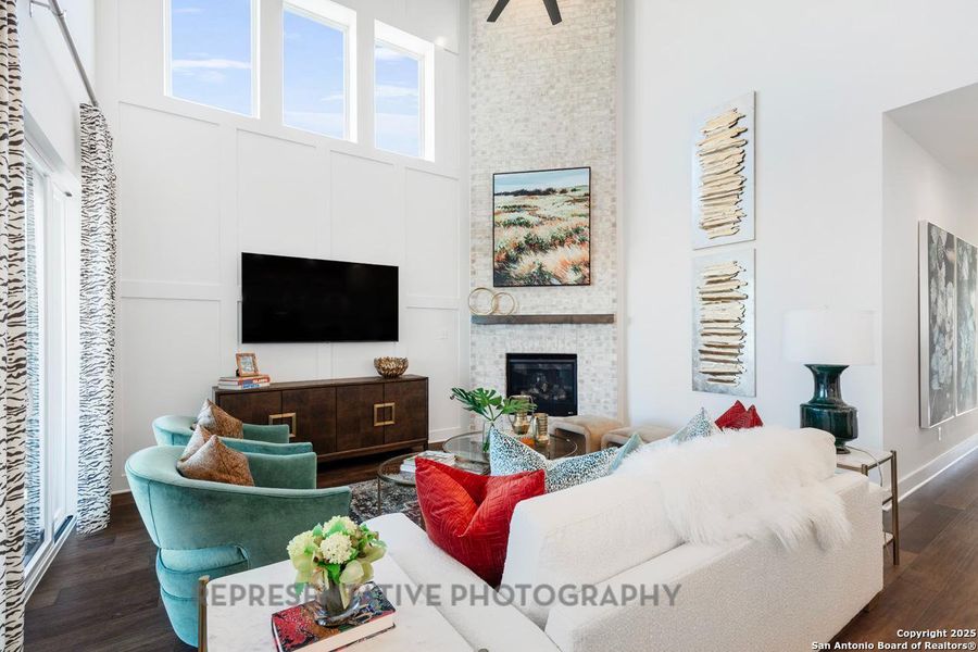 Furnished interior view inside a new home in The Ranches at Creekside, Boerne (Image 34). Furnished interior view inside a new home in The Ranches at Creekside, Boerne (Image 34).