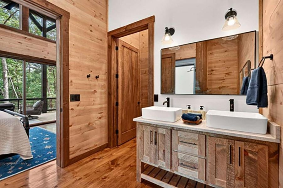 Furnished interior view inside a new home in , Blue Ridge (Image 7).
