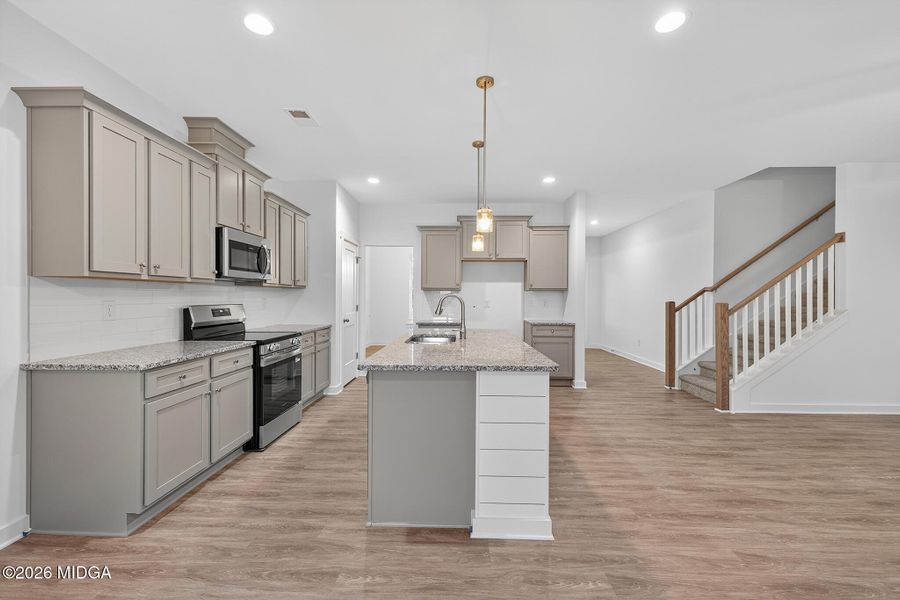 Furnished interior view inside a new home in Langston Place, Perry (Image 4).