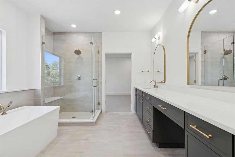 Primary bathroom.