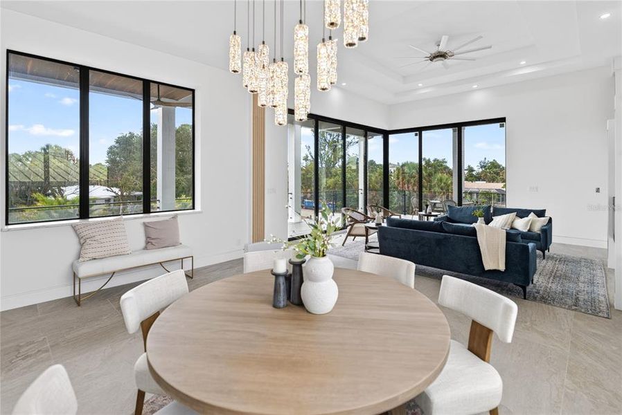 Furnished interior view inside a new home in , Sarasota (Image 42).
