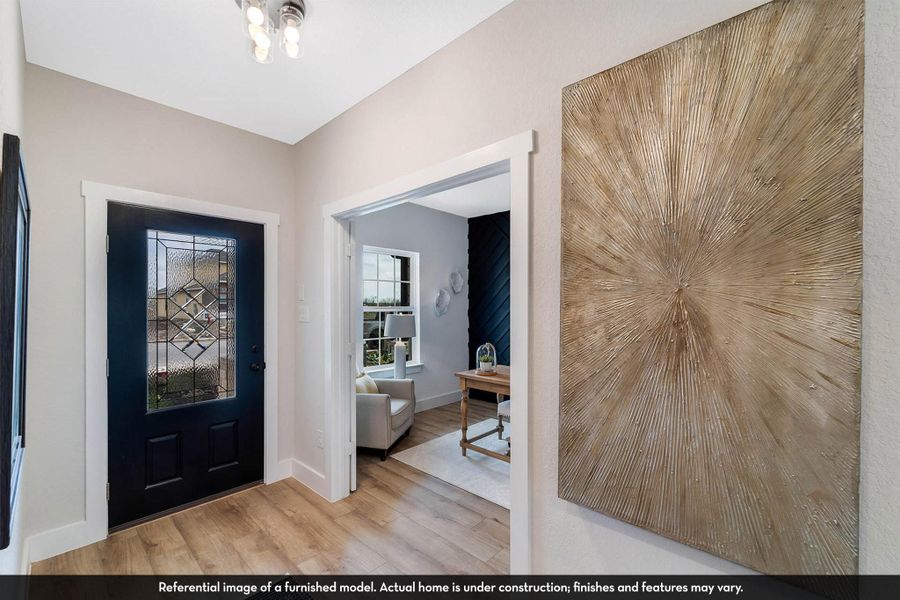 Furnished interior view inside a new home in Caney Mills, Conroe (Image 5).