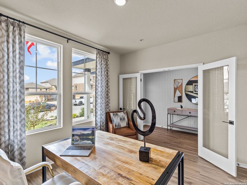Furnished interior view inside a new home in Bricewood, San Antonio (Image 24).