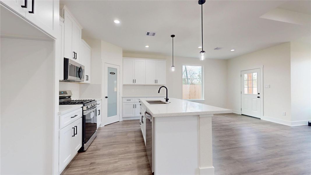 Furnished interior view inside a new home in , Houston (Image 9).