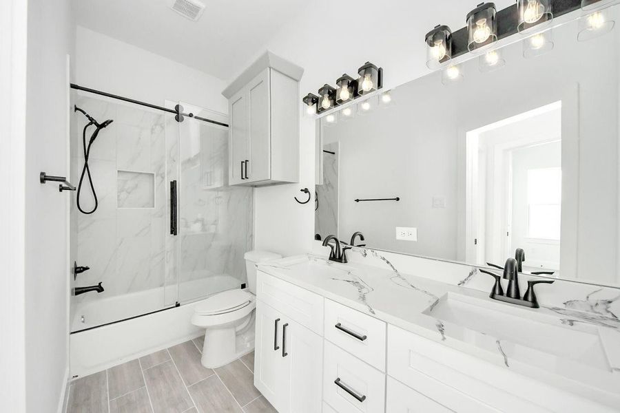 Furnished interior view inside a new home in , Houston (Image 7).