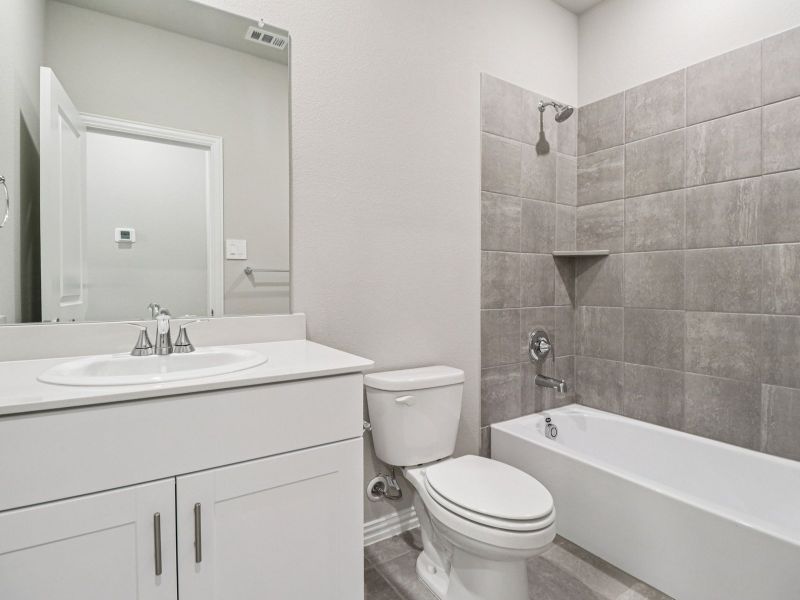 Furnished interior view inside a new home in Eastridge - Spring Series, McKinney (Image 8).